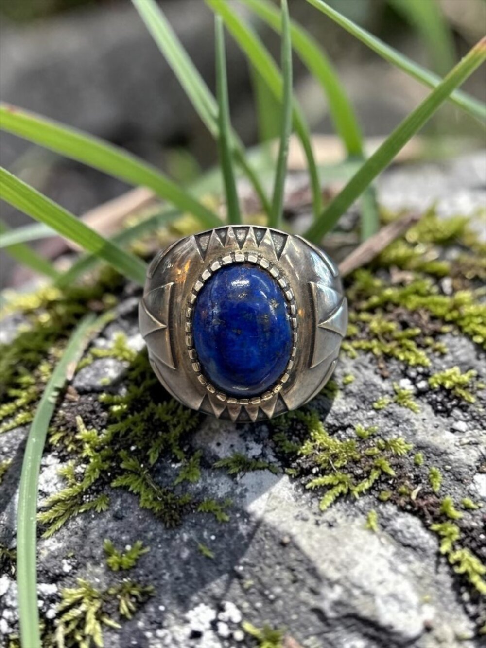 Sterling‎ Silver Lapis Lazuli Ring
